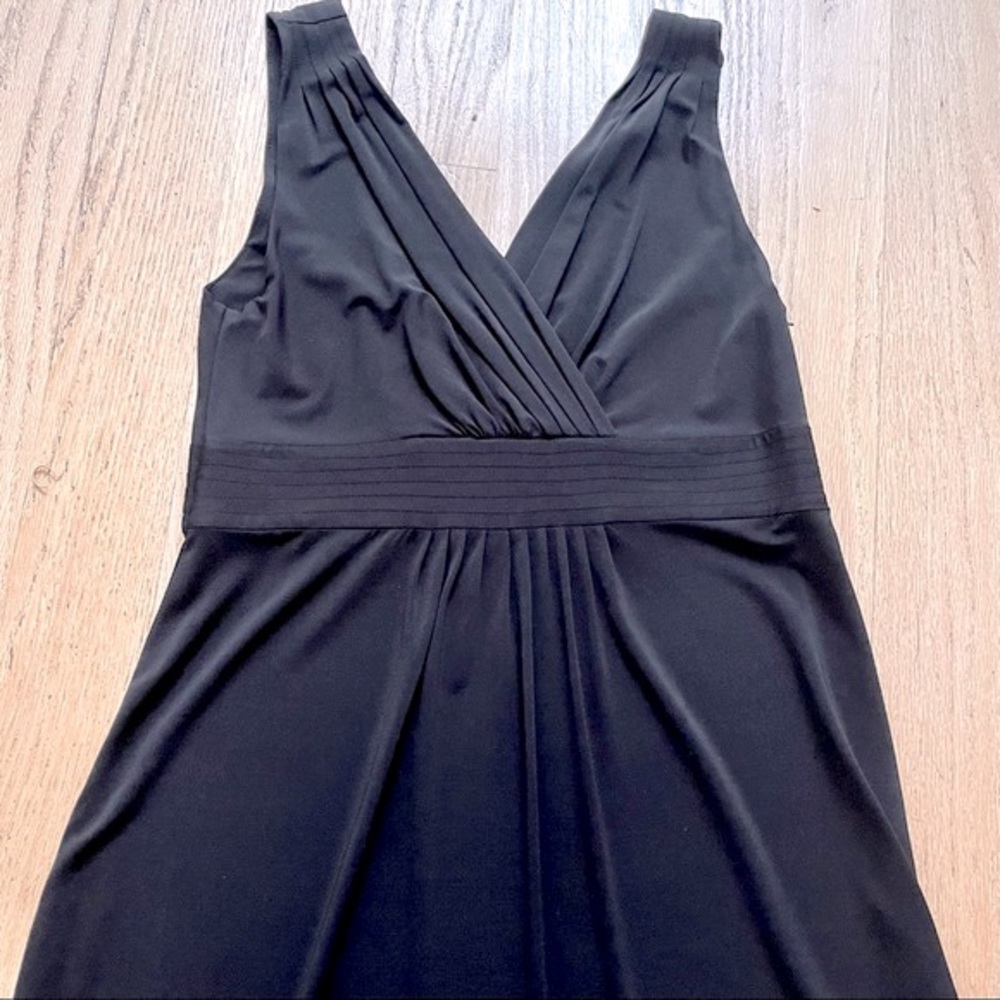 Elie Tahari Sexy Black Jersey Cocktail Dress, sz M